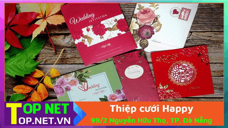 Thiệp cưới Happy - In thiệp cưới giá rẻ tại Đà Nẵng