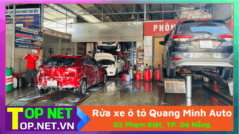 Rửa xe ô tô Quang Minh Auto - Rửa xe oto Đà Nẵng