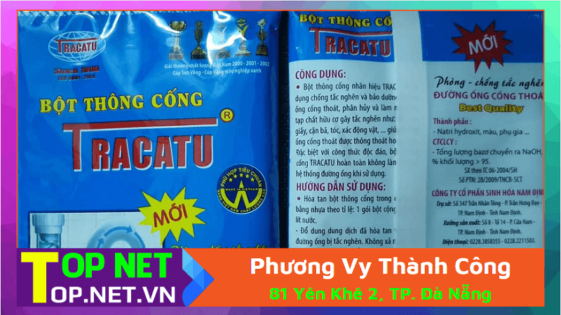 Phương Vy Thành Công - Bột thông cống tại Đà Nẵng
