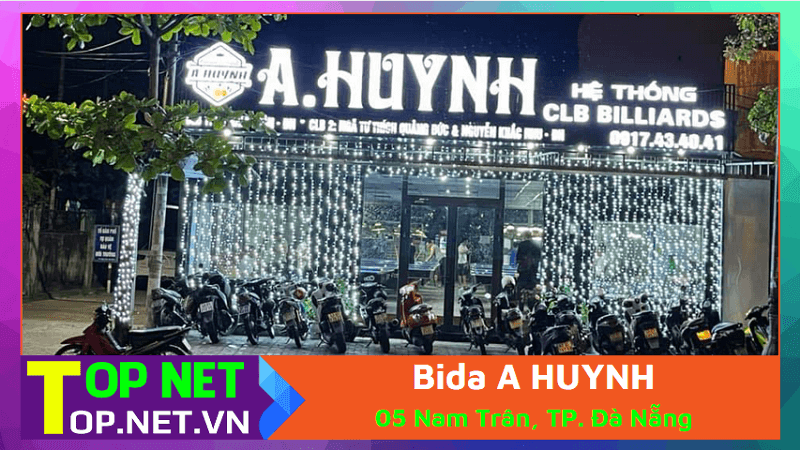 Bida A HUYNH - Quán bida tại Đà Nẵng