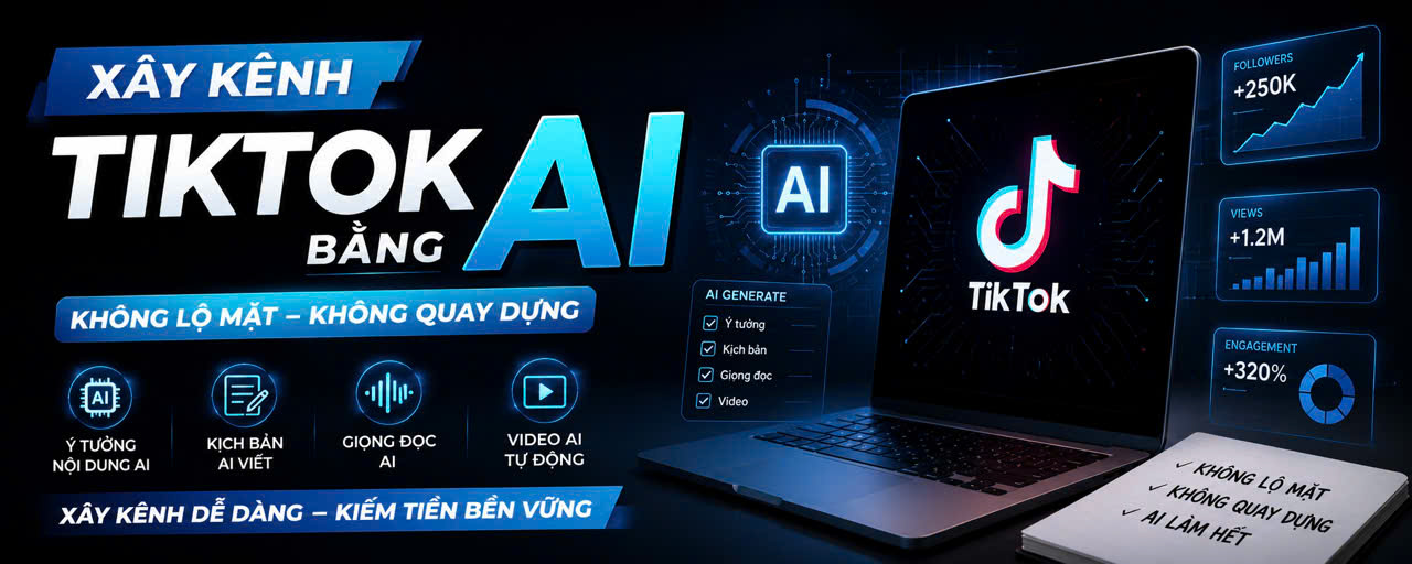 XÂY KÊNH AFFILIATE BẰNG AI